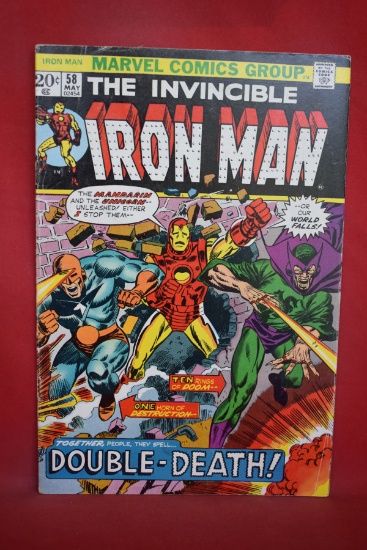 IRON MAN #58 | MANDARIN & UNICORN - DOUBLE DEATH! | RICH BUCKLER - 1973