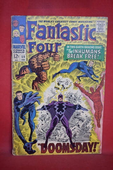 FANTASTIC FOUR #59 | DOOMSDAY! | ICONIC STORY - DR DOOM/SILVER SURFER - 1967