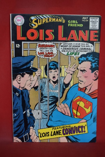 LOIS LANE #84 | LOIS LANE, CONVICT! | CLASSIC NEAL ADAMS - 1968 - NICE BOOK!