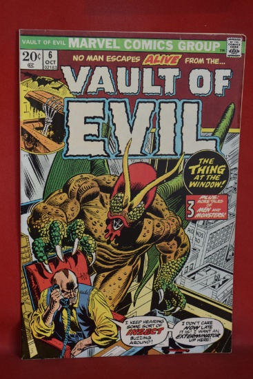 VAULT OF EVIL #6 | THE THING AT THE WINDOW! | GIL KANE/JOHN ROMITA - 1973