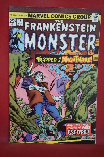 FRANKENSTEIN #15 | TRAPPED IN A NIGHTMARE! | GIL KANE & MIKE ESPOSITO - 1975 - PRETTY NICE!