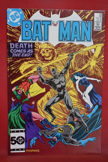 BATMAN #391 | DEATH COMES AS THE END! | MANDRAKE & TOLLIN