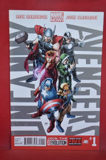 UNCANNY AVENGERS #1 | 1ST TEAM APP OF AVENGERS UNITY SQUAD, 1ST TEAM APP OF S-MEN