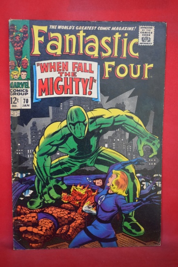 FANTASTIC FOUR #70 | WHEN FALL THE MIGHTY! | KIRBY/LEE - 1968 - PRETTY NICE BOOK!