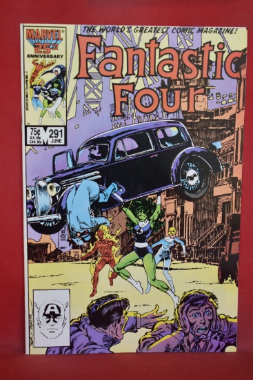FANTASTIC FOUR #291 | JOHN BYRNE COVER ART INSPIRED BY ACTION COMICS #1