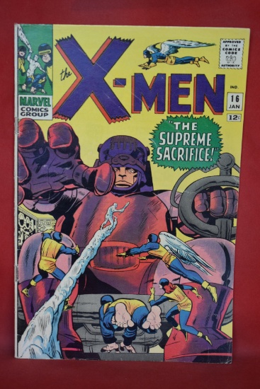 X-MEN #16 | KEY 3RD APP OF THE SENTINELS | ICONIC KIRBY - 1966 - VERY SOLID KEY!