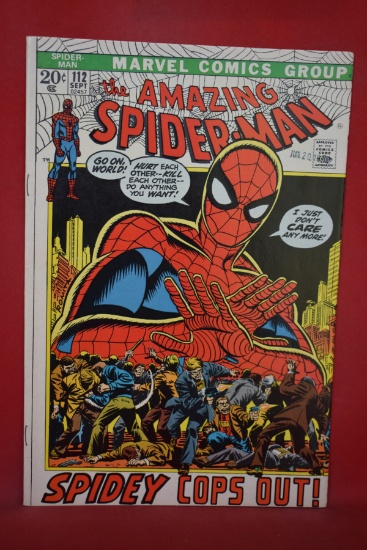 AMAZING SPIDERMAN #112 | KEY PARTIAL ORIGIN OF PETER PARKER! | NICE BOOK!