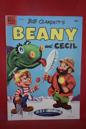FOUR COLOR #635 | BOB CLAMPETT'S BEANY AND CECIL - JACK BRADBURY - NICE 1955 BOOK!