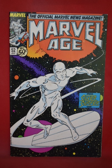 MARVEL AGE #52 | "THE HISTORY OF THE SILVER SURFER" | MARSHALL ROGERS - 1987