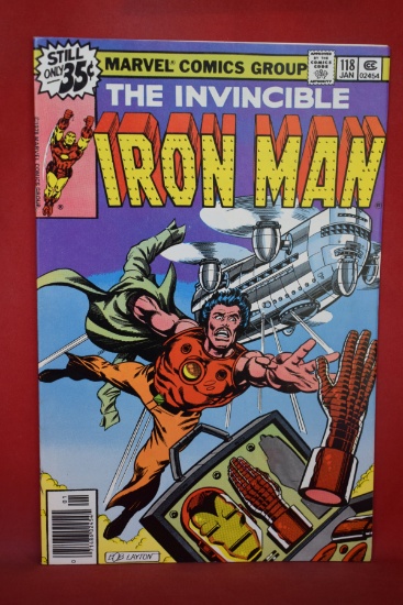 IRON MAN #118 | KEY 1ST APPEARANCE OF JAMES RHODEY RHODES - NICE BOOK!