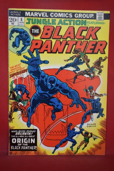 JUNGLE ACTION #8 | KEY ORIGIN OF BLACK PANTHER! | CLASSIC RICH BUCKLER - 1974