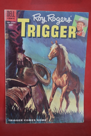 ROY ROGERS TRIGGER #17 | TRIGGER COMES HOME | SAM SAVITT - DELL - 1955
