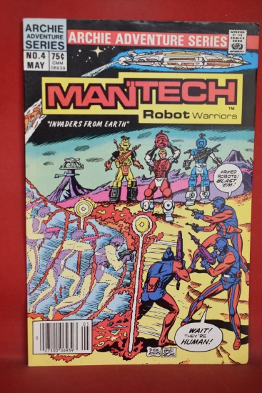 MANTECH ROBOT WARRIORS #4 | INVADERS FROM EARTH! | CHIC STONE & DICK AYERS
