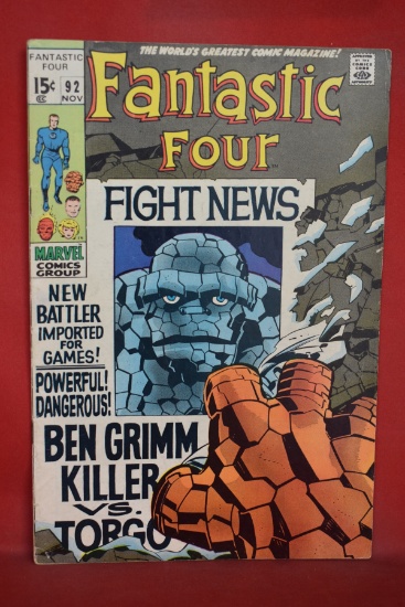 FANTASTIC FOUR #92 | BEN GRIMM, KILLER! | KIRBY/LEE - 1969