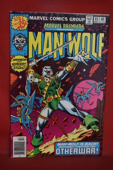 MARVEL PREMIERE #45 | 1ST APP OF OTHER REALM! | ORIGIN OF MAN-WOLF!