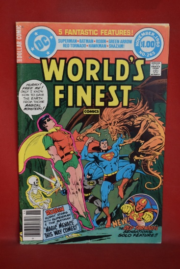WORLDS FINEST #265 | MAGIC MENACE THIS WAY COMES! | JIM APARO & RIC ESTRADA