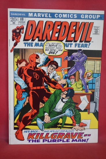 DAREDEVIL #88 | KEY ORIGIN OF BLACK WIDOW, 1ST APP OF LARRY CRANSTON (MR FEAR) - NICE!