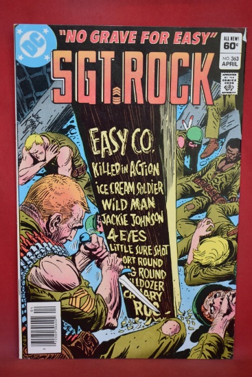 SGT ROCK #363 | NO GRAVE FOR EASY! | KUBERT/KANIGHER - 1982