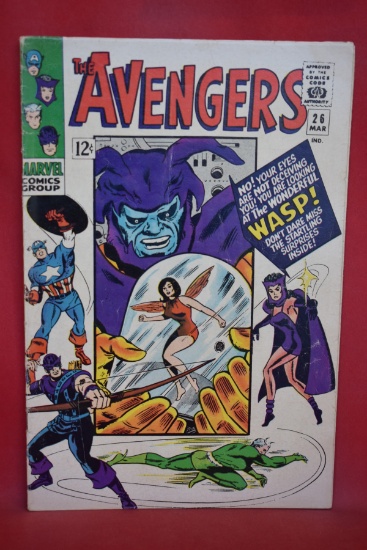 AVENGERS #26 | THE VOICE OF THE WASP! | DON HECK/STAN LEE - 1966