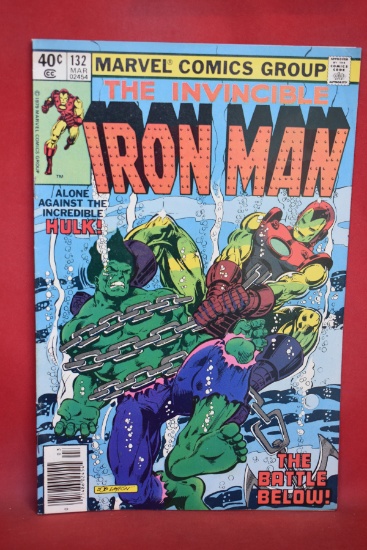 IRON MAN #132 | THE MAN WHO WOULD BE HULK - BOB LAYTON! | LOWER CORNER DING, SOLID!