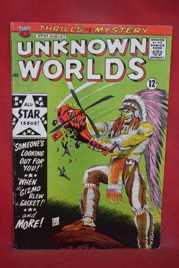 UNKNOWN WORLDS #57 | SOMEONES LOOKING OUT FOR YOU! | SCHAFFENBERGER - 1967