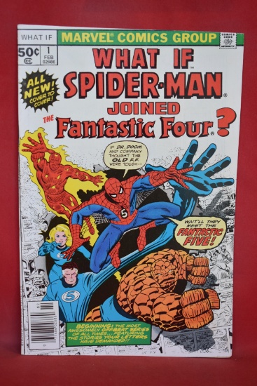 WHAT IF #1 | KEY PREMIERE ISSUE - WHAT IF SPIDERMAN JOINED THE FANTASTIC FOUR!