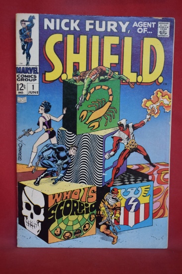 NICK FURY, AGENT OF SHIELD #1 | KEY 1ST APP OF SCORPIO, PREMIERE ISSUE - ICONIC JIM STERANKO - 1968