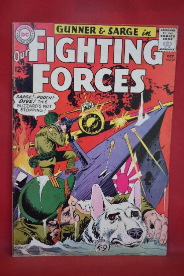 OUR FIGHTING FORCES #87 | BATTLE OF THE BOOBY TRAPS! | KUBERT & ABEL - 1964