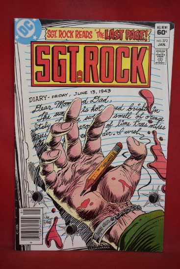 SGT ROCK #372 | THE LAST PAGE! | KUBERT/KANIGHER - 1983