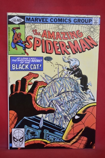 AMAZING SPIDERMAN #205 | BLACK CAT - IN LOVE AND WAR! | AL MILGROM - 1980