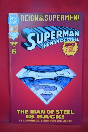 SUPERMAN: MAN OF STEEL #22 | 1ST APPEARANCE AND ORIGIN OF JOHN HENRY AS STEEL!