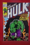 HULK #134 | IN THE SHADOW OF THE GOLEM! | HERB TRIMPE - 1970 - NICE WITH TOP STAPLE DETACHED