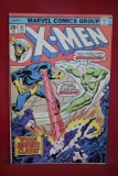 X-MEN #93 | WHEN MUTANTS CLASH! | GEORGE TUSKA - 1975 | *SOLID, WITH CORNER STAIN, SEE PICS*