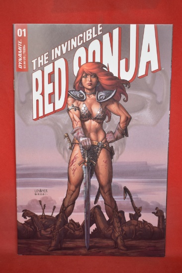 INVINCIBLE RED SONJA #1 | PREMIERE ISSUE - JOSEPH MICHAEL LINSNER VARIANT