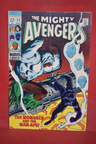 AVENGERS #62 | 1ST APPEARANCE OF M'BAKU! | JOHN BUSCEMA - 1969