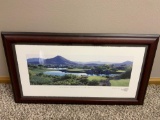 Framed panoramic image-The desert mountain club #7 Cochise