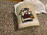 snowman pot