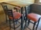 Hightop table with four chairs