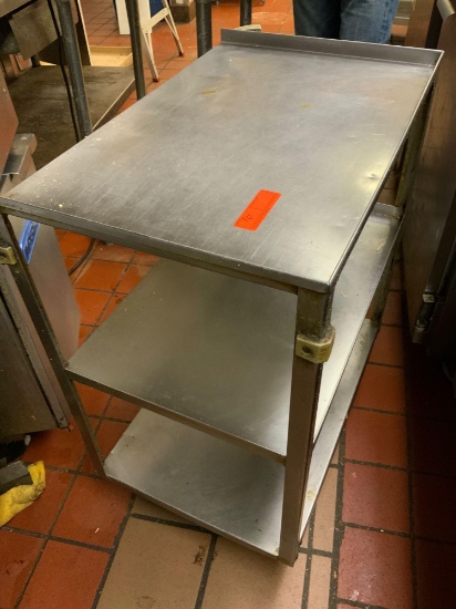 Three shelve cart stainless Steel