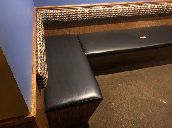 built in booth system 20 in wide - approximately 32 lineal feet