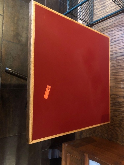 33 in x 33 in dining table