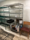 6 level metal shelf