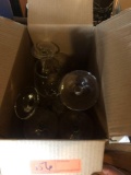 6 - misc. glass wine glasses