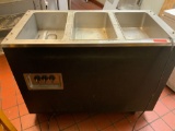 Three Hole steamer table VOLLRATH Model # 38707 Serial #X344-00284025-001