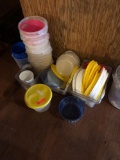 Misc. plastic tubs