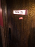 Salvage rights to restrooms fixtures in Women's restroom including diaper table, sinks, toliets,