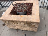 Outdoor fire pit.