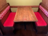Booth Set, two bench seats and a table