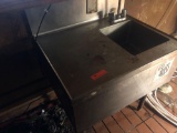 29 in x 22 in standalone behind the bar wash station single sink