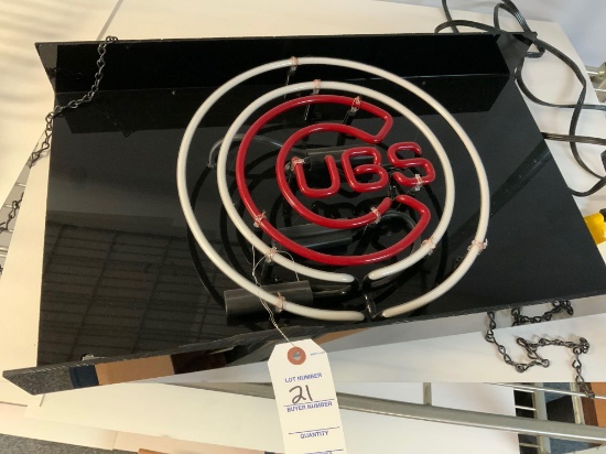 Non operational Cubs Neon Sign